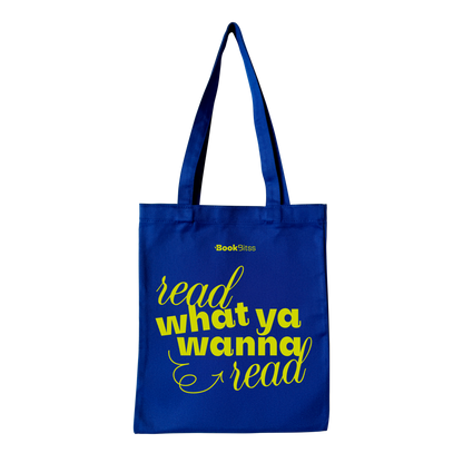 Read What You Wanna Read Tote - Blue
