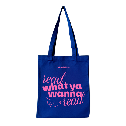 Read What You Wanna Read Tote - Blue