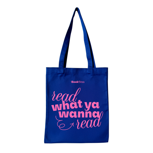 Read What You Wanna Read Tote - Blue