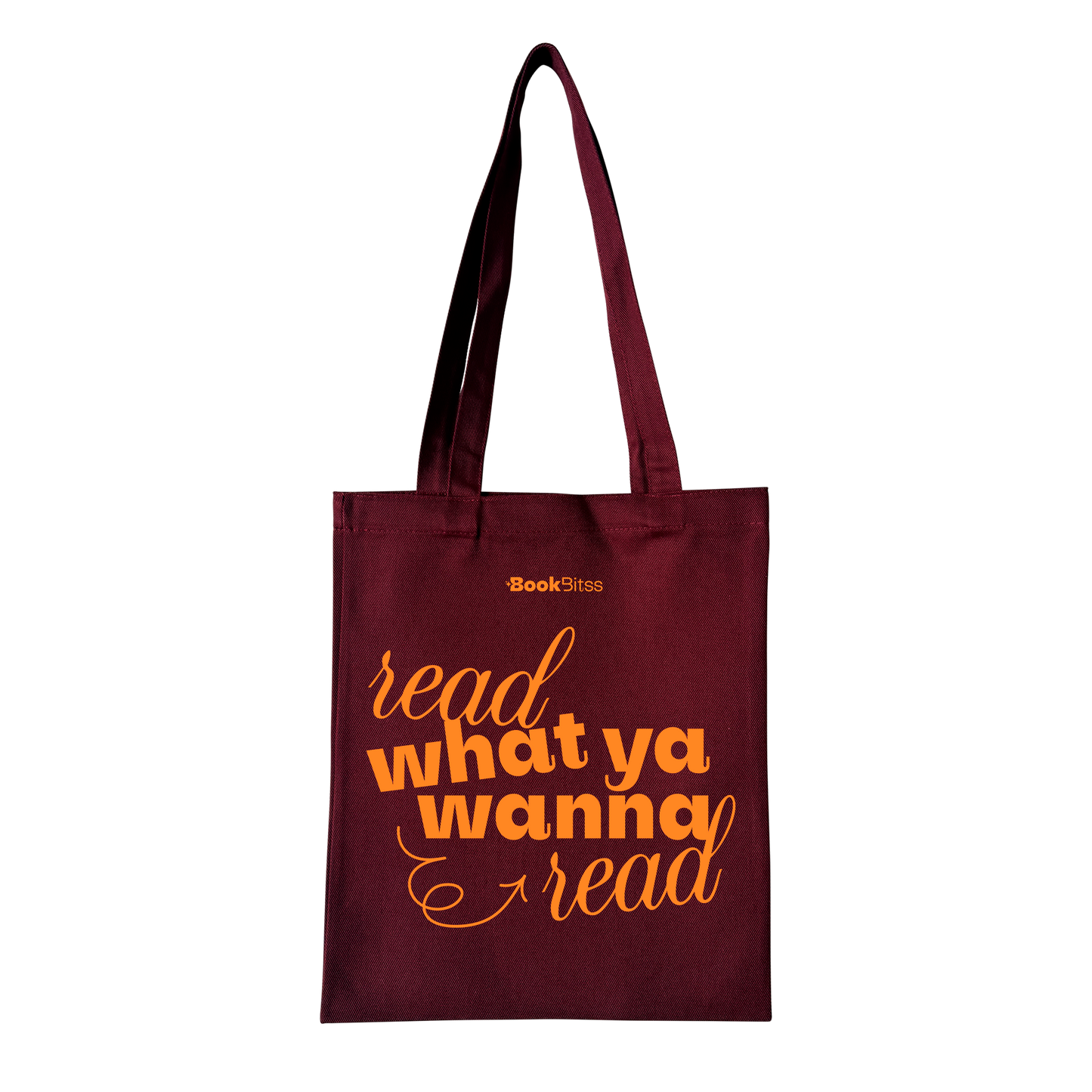 Read What You Wanna Read Tote - Burgundy