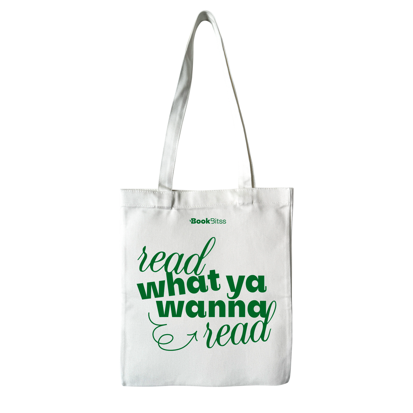 Read What You Wanna Read Tote - White