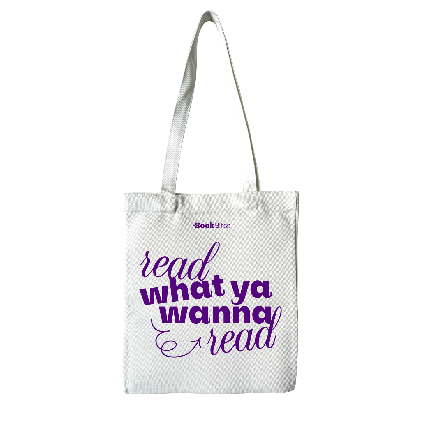 Read What You Wanna Read Tote - White